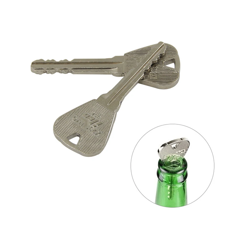 2 Pcs/set Close Up Metal Magic Tricks Toy Folding Key Thru Bottle O Ring Penetration Kids Toys Props for Joke Party Gifts |