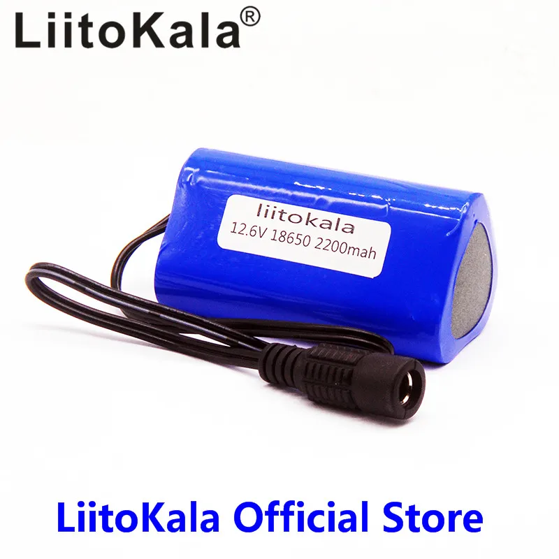 LiitoKala Высокое качество Портативный 12 в 2200 мАч 18650 перезаряжаемый литиевый аккумулятор Аккумулятор для камеры видеонаблюдения MID gps 2200 мАч