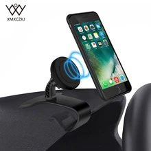 XMXCZKJ Car Phone Holder Stand Adjustable Clip Car Soft Anti Slip Mobile Phone Holder GPS Bracket For Car Magnet Holder