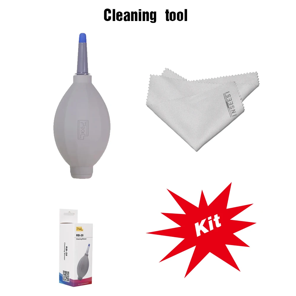 Camera Cleaning tool kit Strong Cleaning Air Blower INSEESI lens cloth For Digital camera SLR Micro camera lens Camera body