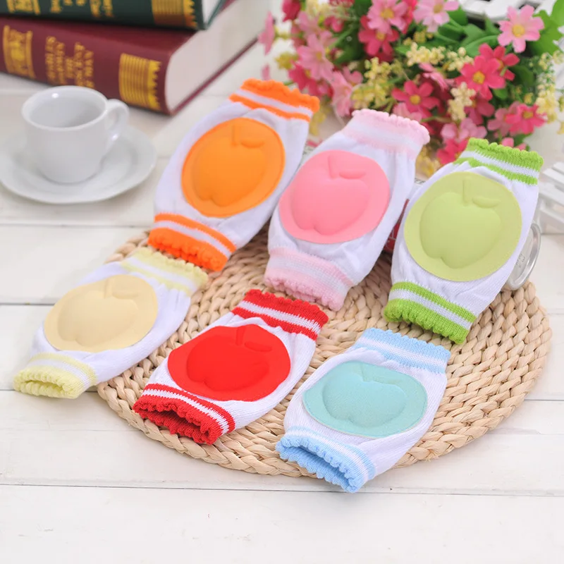 

1 Pair Baby Knee Protective Pad Kid Socks Cover Toddler Spong Knee Pad Learn To Walk Knee Corner Protective Crawl Leggings Pad