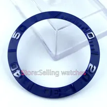 39,8 мм Синяя Керамическая рамка вставка для sub часов, изготовленная фабрика Parnis