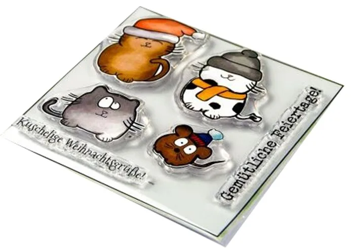 

German stamp Clear Stamp for Scrapbooking Transparent Silicone Rubber DIY Photo Album Decor D513