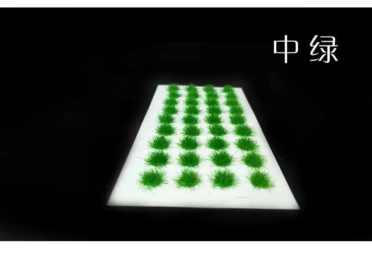 Трава кластер 5x9 мм травяной канат для песочного стола модель сцены с зеленым, светильник зеленый, средний зеленый, темно-зеленый, красновато-коричневый