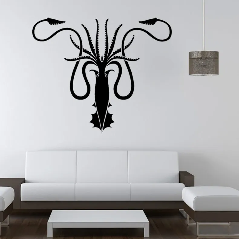 Free shipping diy wallpaper Game of Thrones wall sticker The Greyjoy family crest wall stickers home decor mural
Free shipping diy wallpaper Game of Thrones wall sticker The Greyjoy family crest wall stickers home decor mural