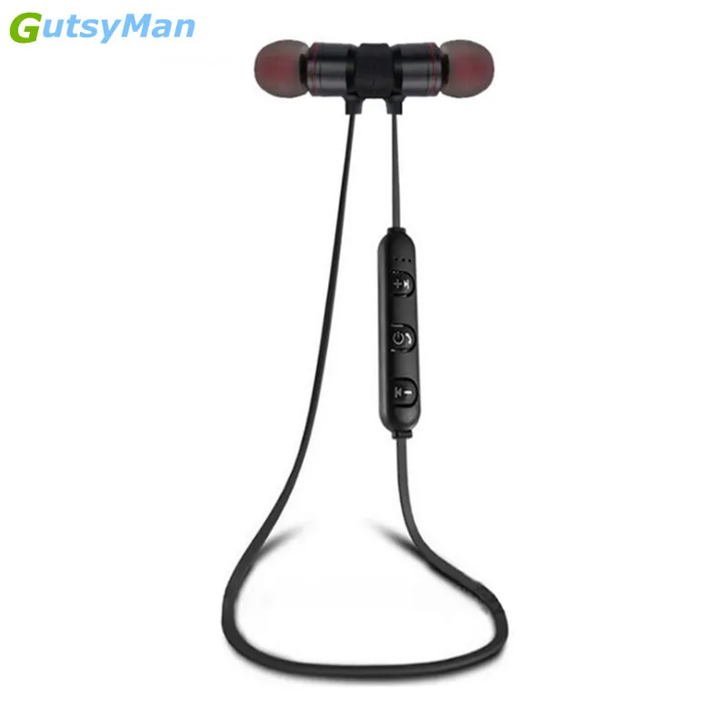GutsyMan Bluetooth наушники с микрофоном спортивные наушники с защитой от пота беспроводные наушники бас наушники для телефонов Xiaomi MP3 видео