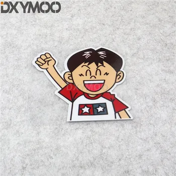 

Cartoon Boy Game Car Styling Vinyl Decals Motorcycle Helmet Laptop Bike Stickers Reflective 12x10cm
