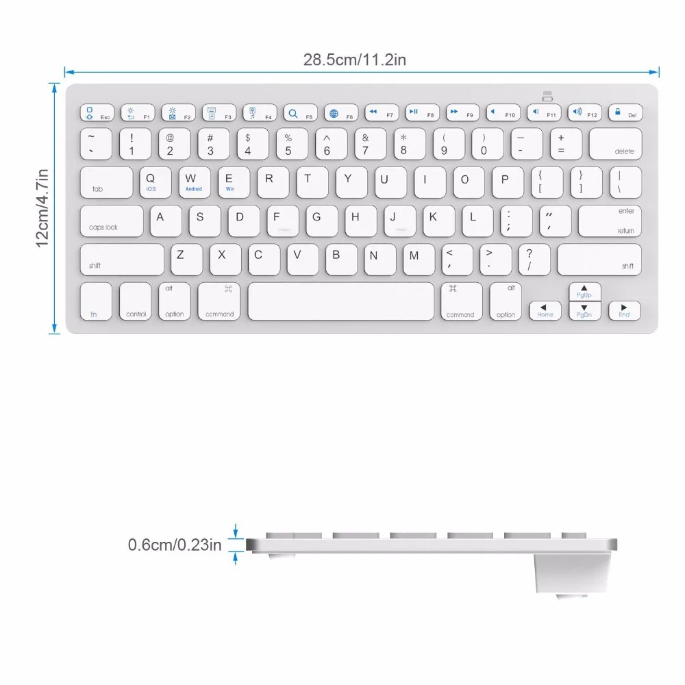 Ультратонкая Беспроводная клавиатура Bluetooth 3 0 для Huawei MediaPad T3 10 1 7 3G T2 pro 8 M2 0|Чехлы