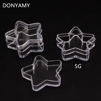 

30pcs 5g Star Shape Clear Star Cream Jar 5cc cosmetic container plastic bottle sample jar