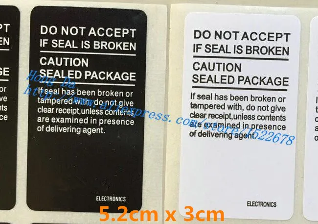 

100pcs/lot Seal Label Sticker For Samsung Galaxy Refurbished Phone Package Box Sealing strip