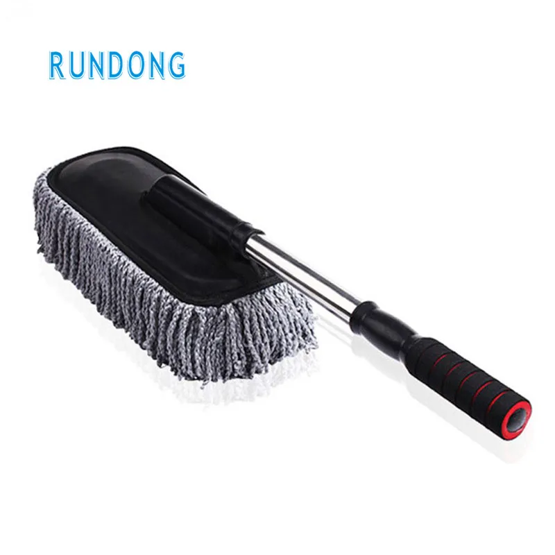 

2017 NEW Flat Car Cleaning Wash Brush Large Microfiber Telescoping Duster Dusting Tool Limpador handy styling hot sep15