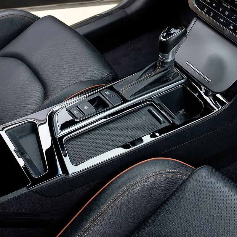 

Auto Automovil Chromium Modified Gear Cup Interior High-grade Protecter Trim Mouldings Parts Car Styling 17 FOR Hyundai Sonata