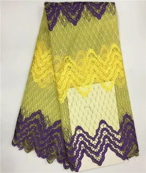 

High Quality Nigerian Lace Fabrics 2017 With Stones African French Net Lace Fabric Embroidered Tulle Mesh Lace 16dfsdf5