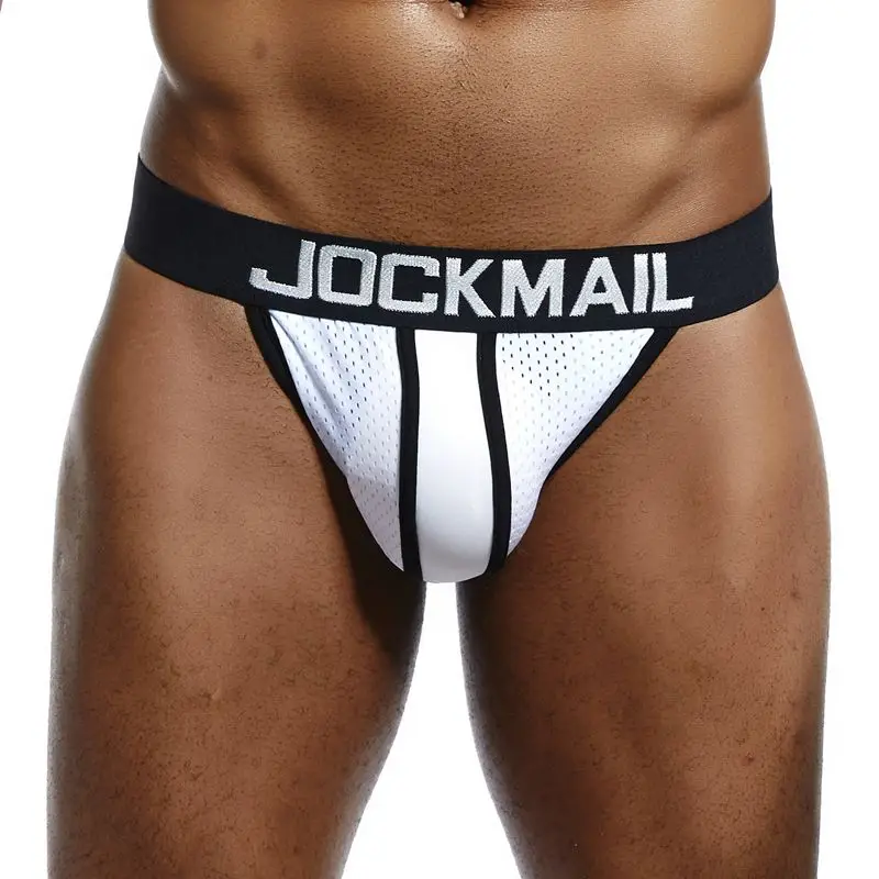Джоки JOCKMAIL мужские с мешочком для пениса Брендовое пикантное нижнее белье