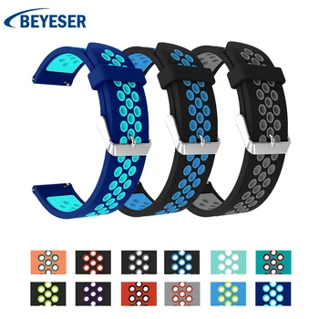 

round hole Silicone Watchband for Samsung Galaxy Watch 42mm Rubber Replacement Bracelet Band 20mm Width Strap Gear S2/Sport band