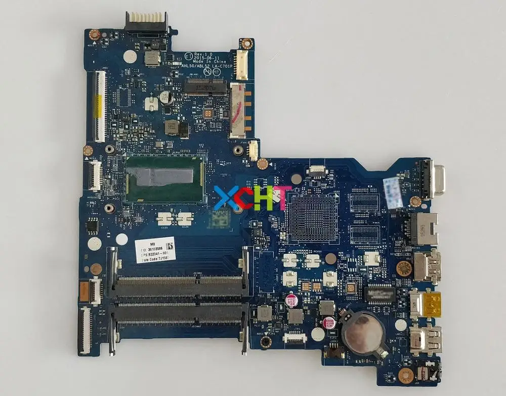 

for HP 240 250 G4 822041-601 822041-001 w i3-5005U CPU UMA AHL50/ABL52 LA-C701P Laptop Motherboard Mainboard Tested