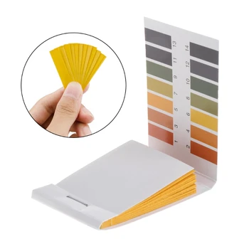 

80 Pcs Test Paper 1-14PH Solution Strips Litmus Tool Kit Indicator Aquarium Pond