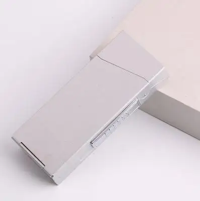 Металлическая женская тонкая сигарета чехол ветрозащитная электронная сигарета зажигалка сигаретная коробка с перезаряжаемой USB зажигалкой