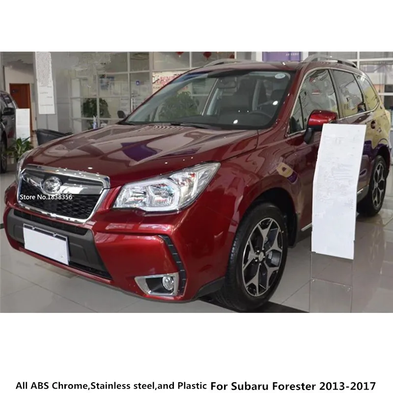 Для Subaru Forester 2013 автомобильный чехол палка АБС-пластик хромированная Внутри Внутренний Средний сдвиг стойло весло чашка переключатель рамка