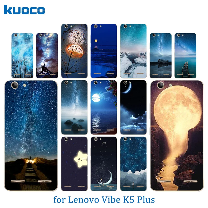Чехол для телефона Lenovo Vibe K5 Plus Lemon 3 задняя крышка A6020 сумки с узором ночного неба
