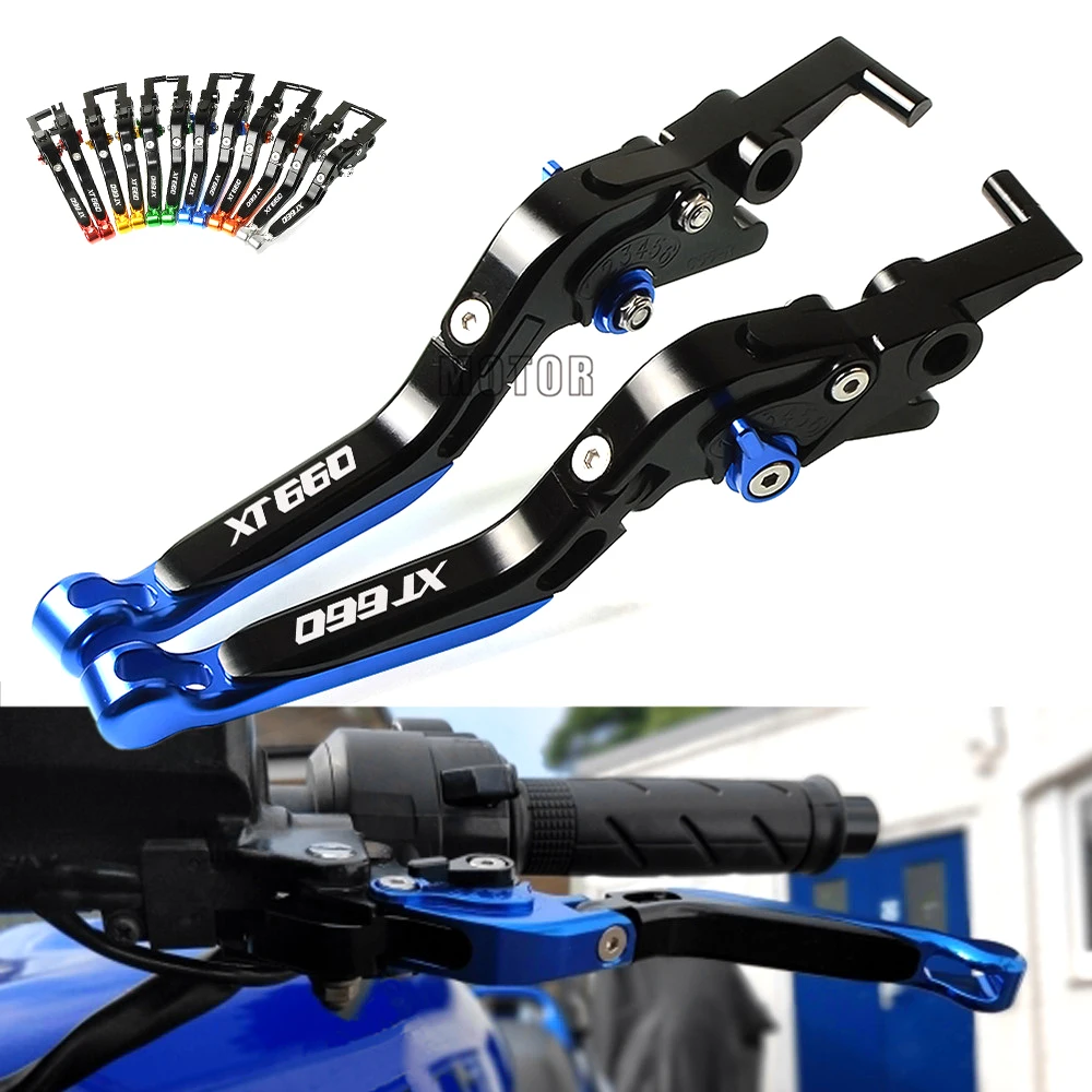 Мотоцикл тормоза рычаг сцепления для YAMAHA XT 660 XT660 2004 2017 2016 2015 2014 CNC регулируемые