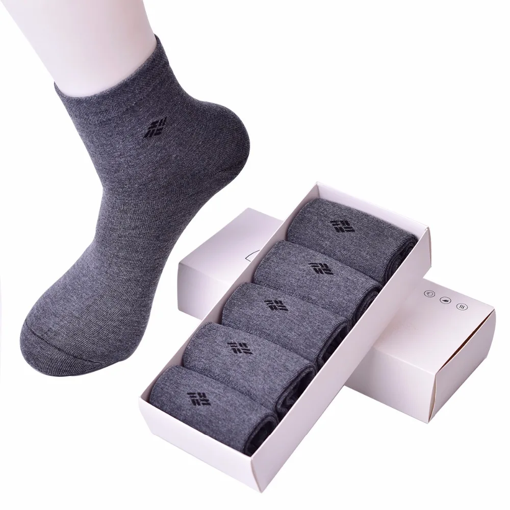 5 Pairs/Lot Casual Business men socks pure color cotton calcetines hombre wedding socks Classical skarpety for men gift