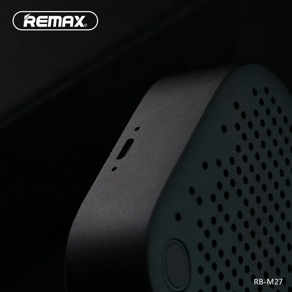 Компактная Bluetooth Колонка Remax портативная мини колонка металлическая
