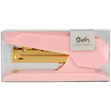 MIRUI розовый степлер с картриджем Роскошные Алмазные поверхности степлеры Бизнес Подарочные принадлежности офисные аксессуары связывающий Настольный держатель для бумаг