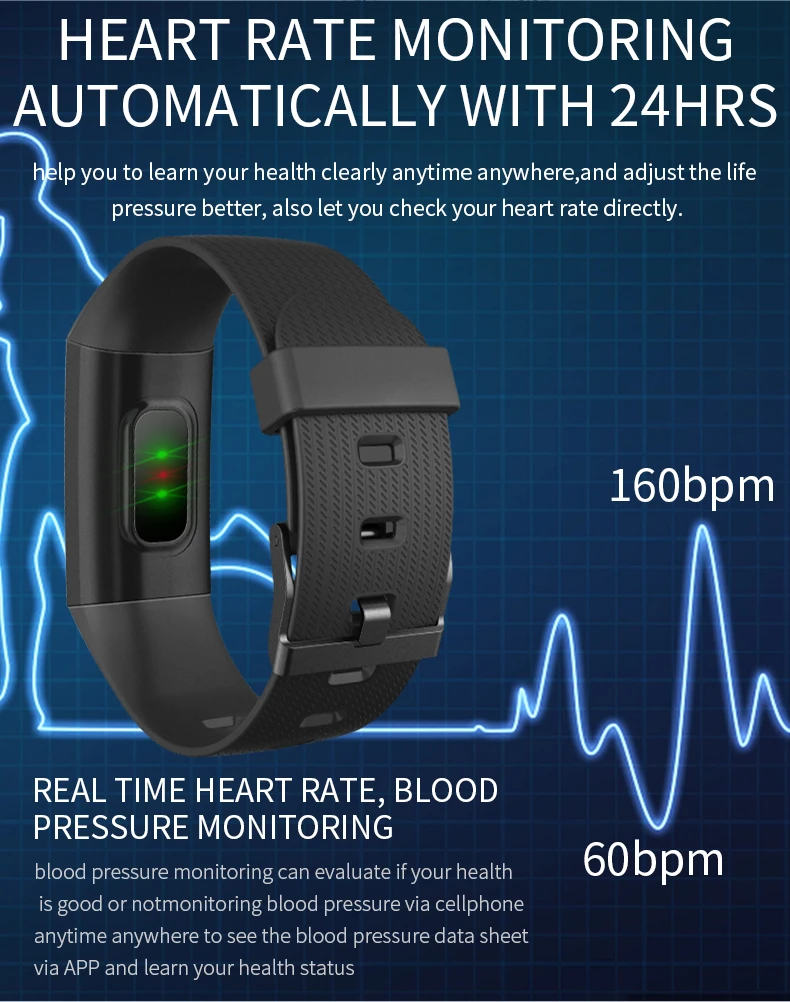 CY11 Смарт фитнес-Браслет Водонепроницаемый SmartBand кровяное давление монитор сердечного ритма электронные часы здоровье браслет