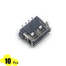 10Pcs Lot Type A 10 13 Female USB 4 Pin Plug Socket Jack Connector Plug Socket