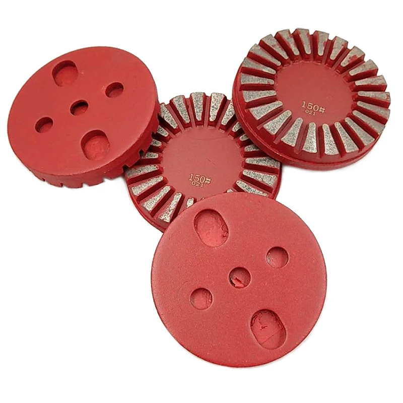 RIJILEI 3inch Diamond Concrete Grinding Pad 80mm Metal bonded Diamond Grinding Wheel Redi Lock Floor Sanding Polishing Disc JX10 RIJILEI 3inch Diamond Concrete Grinding Pad 80mm Metal bonded Diamond Grinding Wheel Redi Lock Floor Sanding Polishing Disc JX10