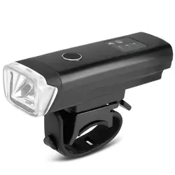 USB Перезаряжаемый водостойкий велосипед свет Велоспорт свет велосипедный умный индукционный передний фонарик с кронштейном