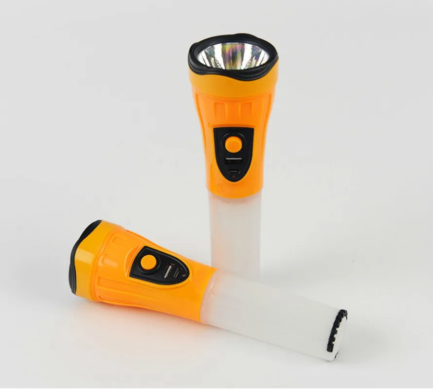 

LED Mobile Power Bank Torch USB Port Chargeable Flashlight Outdoor Camping Light Multifunction Night Light Mini Portable Lantern