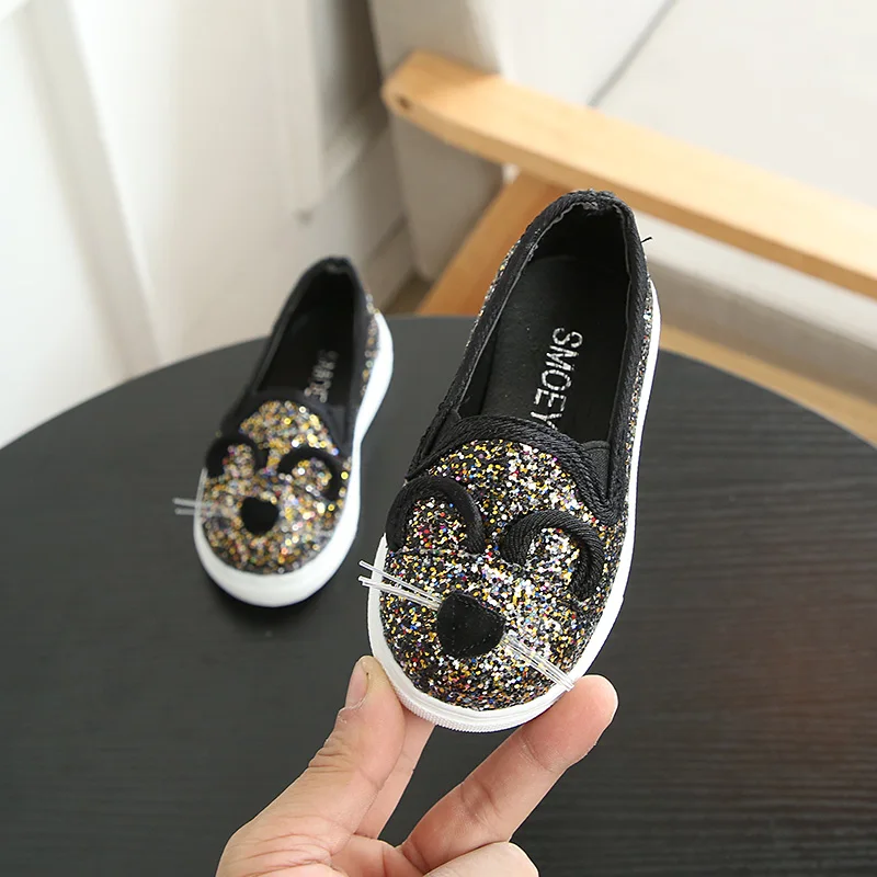 COZULMA طفلة أحذية الاطفال الرياضة حذاء كاجوال للبنات رياضية الكرتون لطيف ماوس الترتر أحذية لينة الأطفال حذاء رياضة