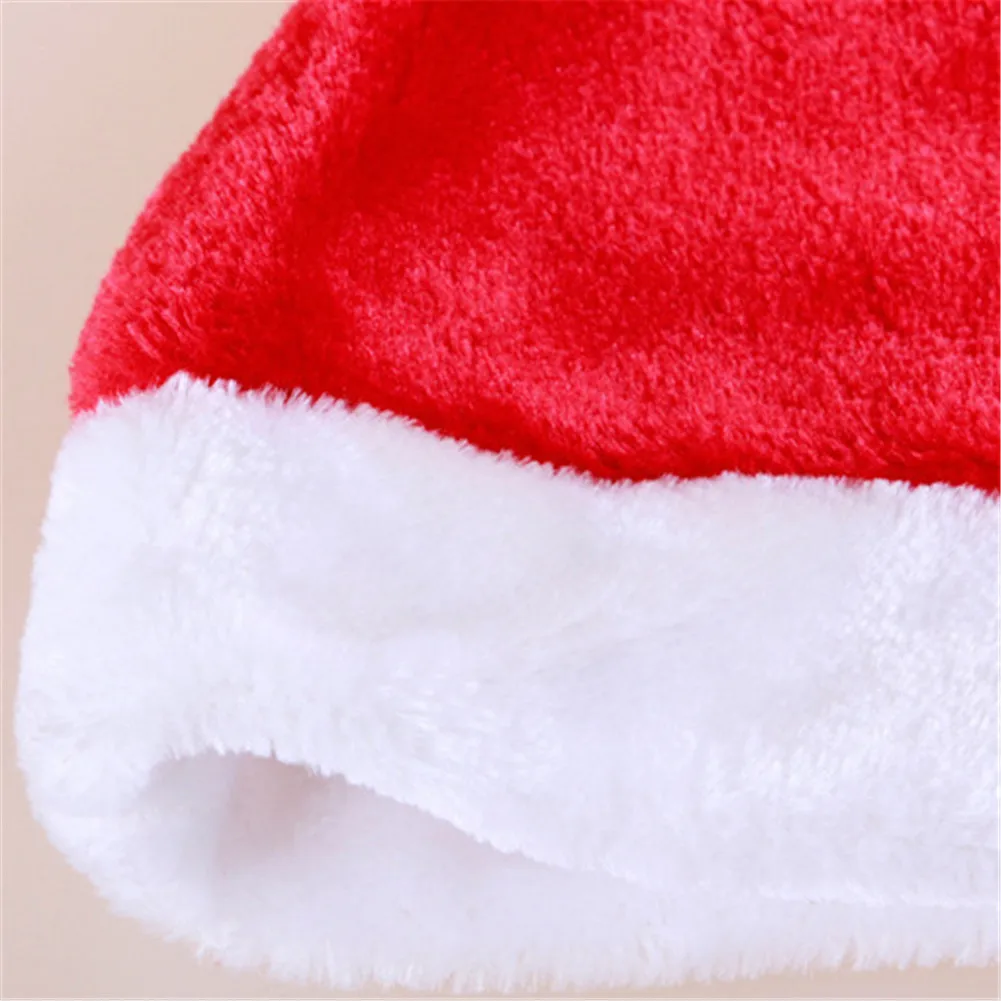 Рождественская шапка для взрослых и детей Санта золото бархатные рождественские шапки шляпа подарок Рождественская Navidad украшения