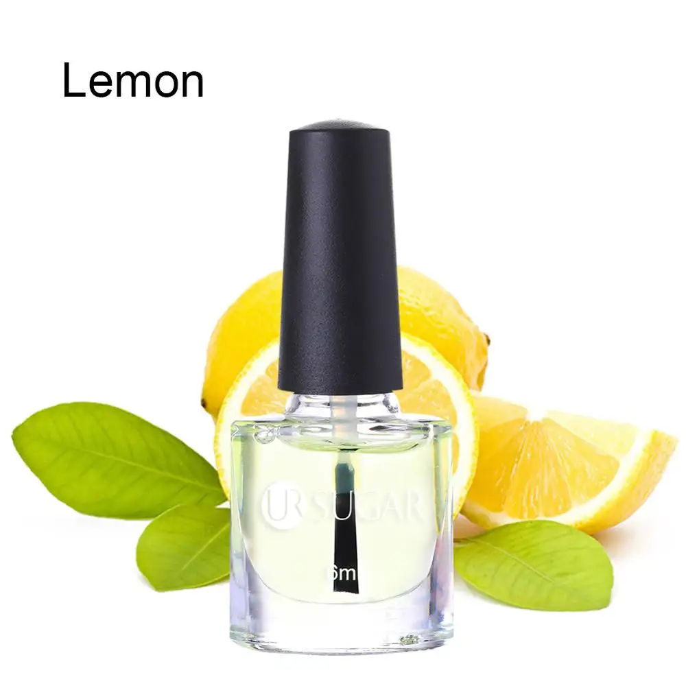 Ur Sugar питательная масляная ручка для кутикулы Восстанавливающий фруктовый цветок Лечение ногтей увлажняющий лак для кожи маникюрные инструменты 6 ароматов - Цвет: Lemon