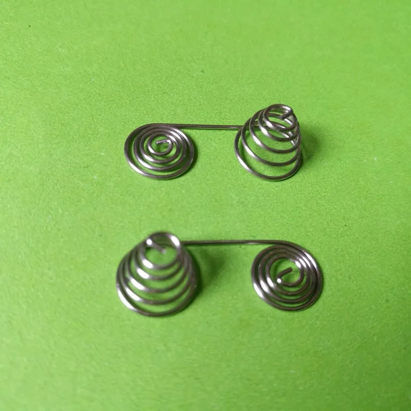Nickel Remote Double AA Battery Box Spring Positive And Negative Nickel Remote Double AA Battery Box Spring Positive And Negative