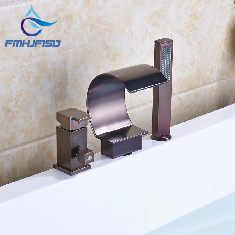 High end Best Quality Bathtub Faucet with Waterfall Spout & Plastic