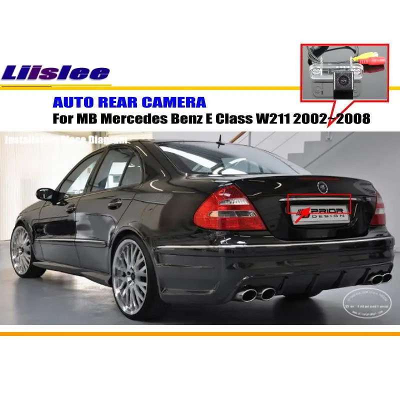 Liislee Автомобильная камера для Mercedes Benz E Class W211 2002~ 2008/камера заднего вида/HD CCD RCA NTST PAL/светильник номерного знака CAM