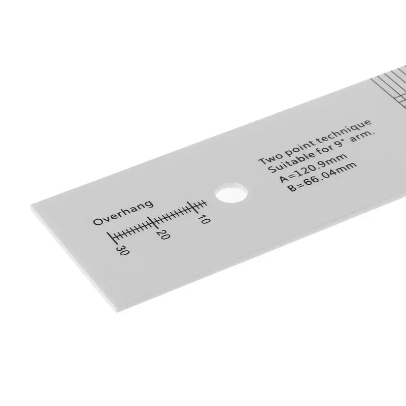 

Pickup Calibration Distance Gauge Protractor Turntable Phonograph Phono Cartridge Stylus Alignment Adjustment Tool