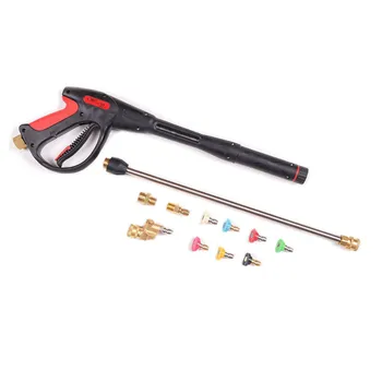 

4000psi Pressure Washer Gun Spray Tips Kit Car washer Gun Quick Connect Water Spray Nozzles Pivot Connector&Male Adapter Parts