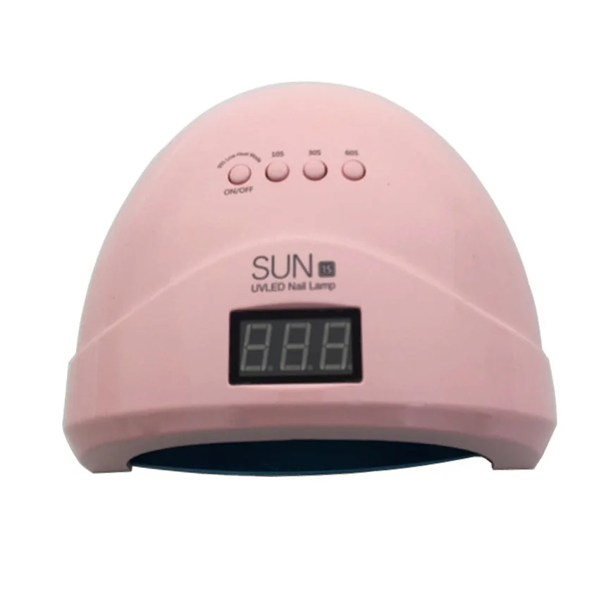 Лампа для ногтей SUNONE 1S светодиодный светильник для ногтей сушилка для гель-лака сушка 48 Вт Гель-лак терапия лампа ультрафиолетовая Замена - Цвет: Pink EU Plug