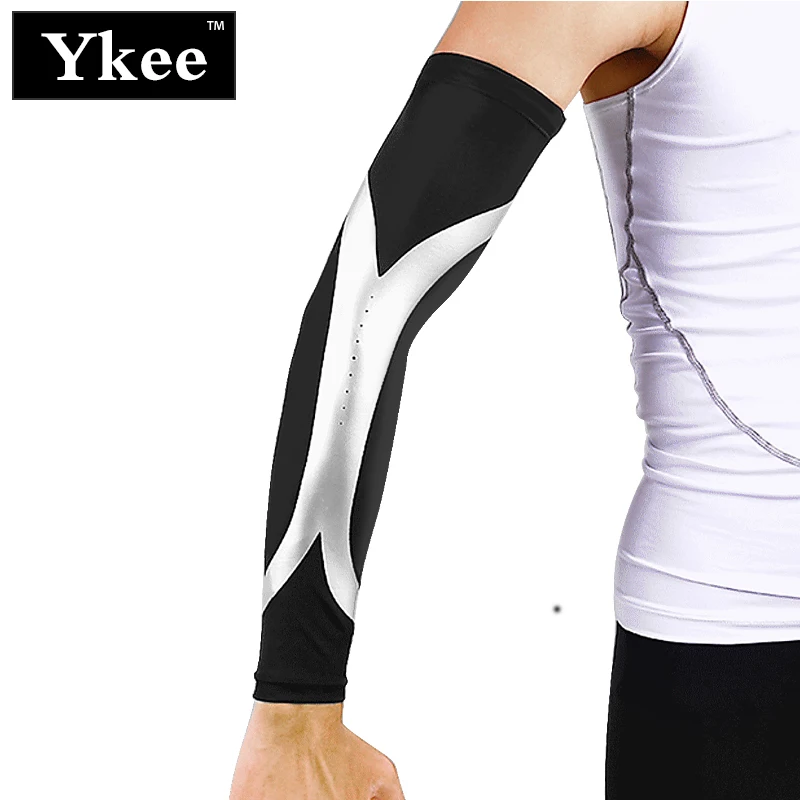 1Pc Basketball Compression Arm Sleeves Non slip Elastic Armband Sleeve