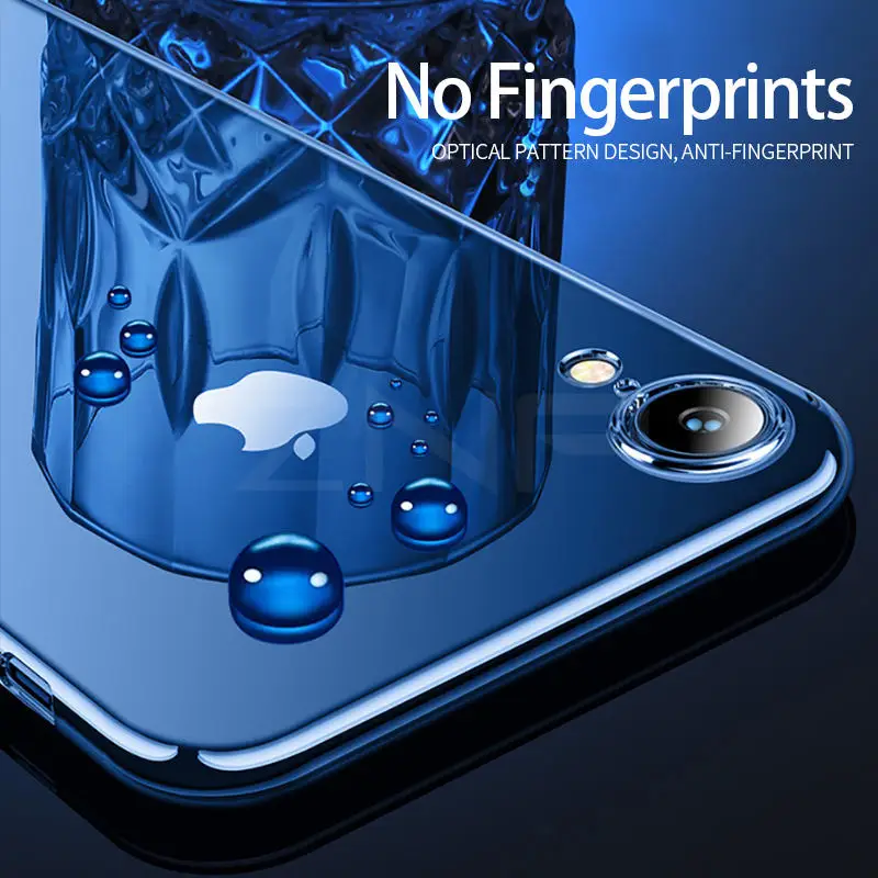 ZNP رقيقة جدا لينة TPU شفافة خزائن هاتف آيفون X XS Max XR سيليكون واضح غطاء كامل آيفون اكس ار اكس اس ماكس X 10 جراب هاتف