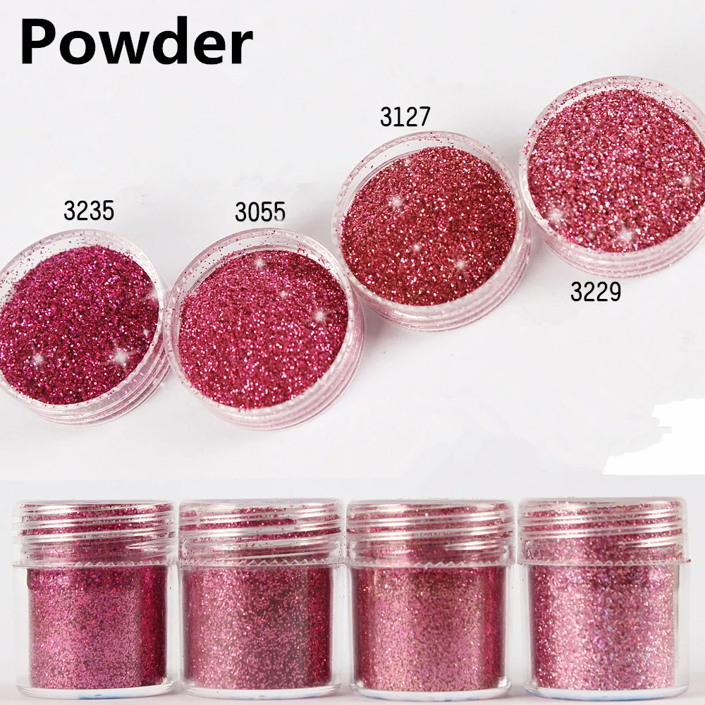 

1 Box Rose Gold Nail Glitter Sequin White Glitter Powder Nail Art Powder Holo Glitter Dust Fairy Dust Manicure Nail Decoration