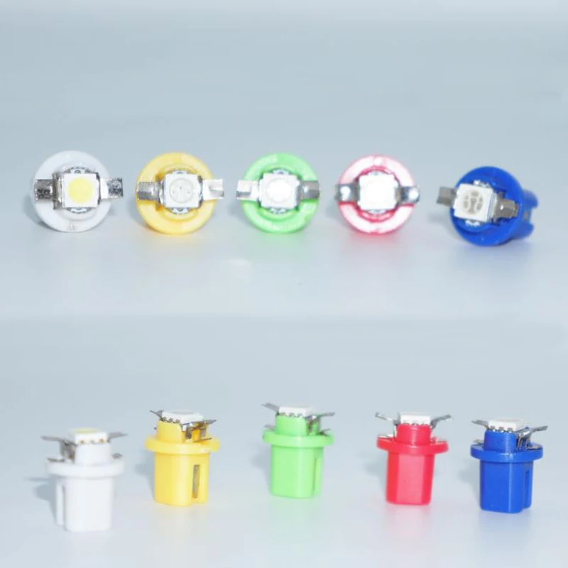 10 шт. B8.5D 509T B8.5 5050 Led 1 SMD T5 лампа Автомобильный датчик Speedo лампочка приборной панели