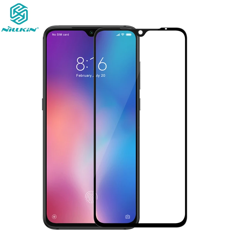 Закаленное стекло для защиты экрана xiaomi mi 9 NILLKIN Amazing 3D CP + MAX Nano Anti-Explosion 9H полное