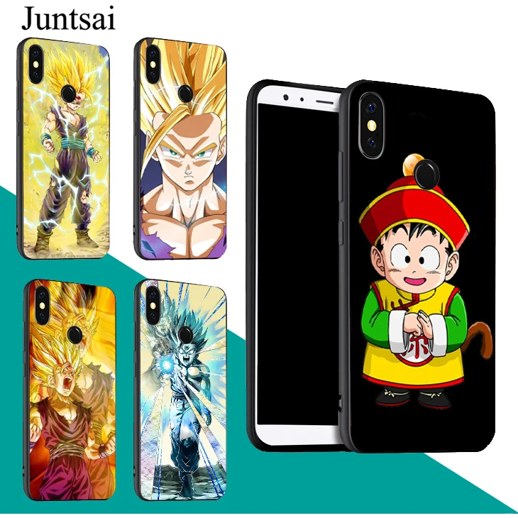 

Juntsai Dragon Ball Z Son Gohan Goku Soft TPU Case For Xiaomi Redmi 5 Plus Note 5 5A 6A 6 7 S2 4X Mi F1 9 8 6 6X A2 Mix 2 Max3