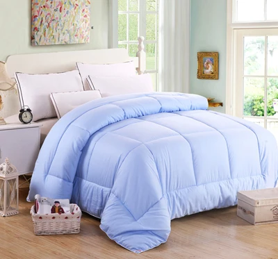 2,5-3 кг хлопок стеганое одеяло толстое покрывало для зимы edredon лоскутное одеяло цвет colcha одеяло ing 180*220 одно покрывало - Цвет: Blue Cotton Quilts