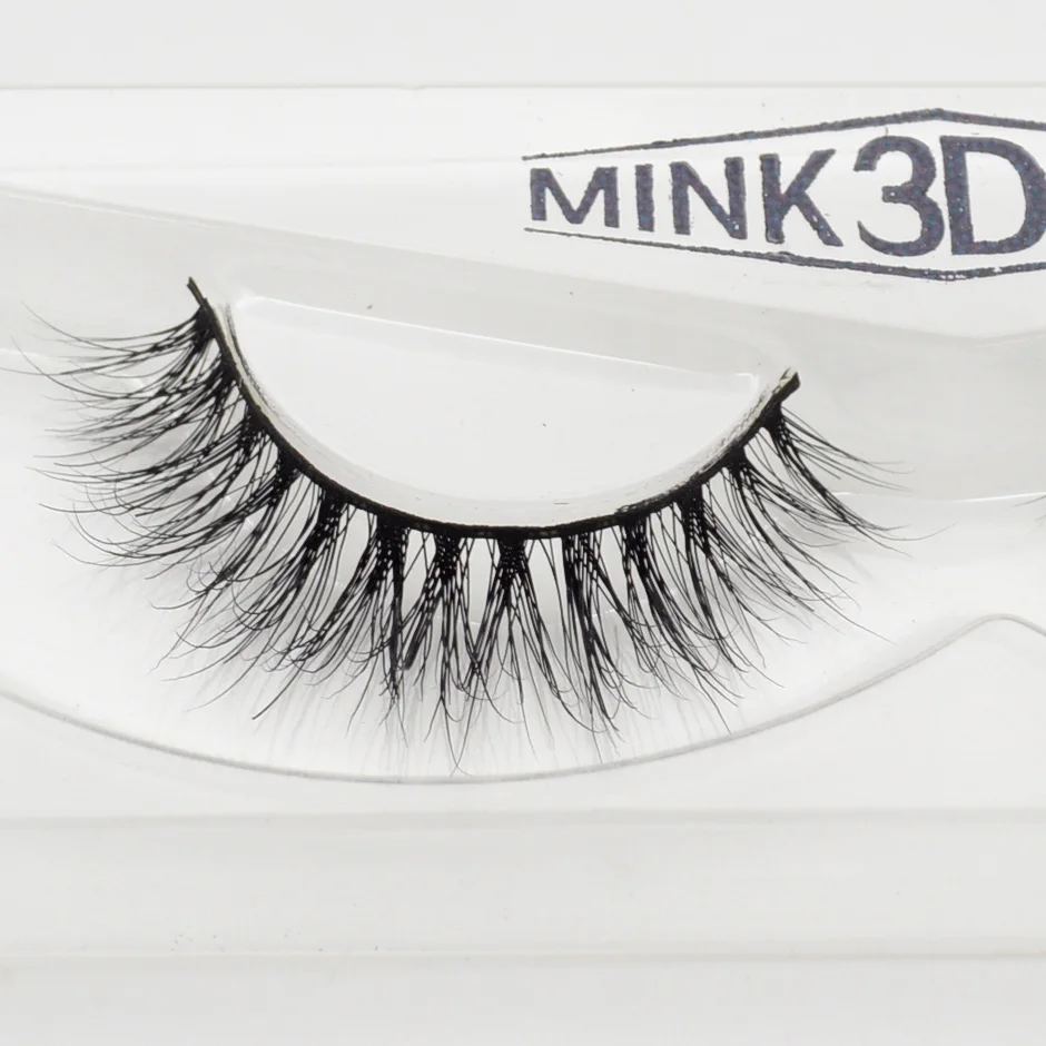 

Visofree 3D Mink Eyelashes Upper Lashes 100% Real Mink Strip Eyelashes Handmade Crossing Mink Eye Lashes Extension A07